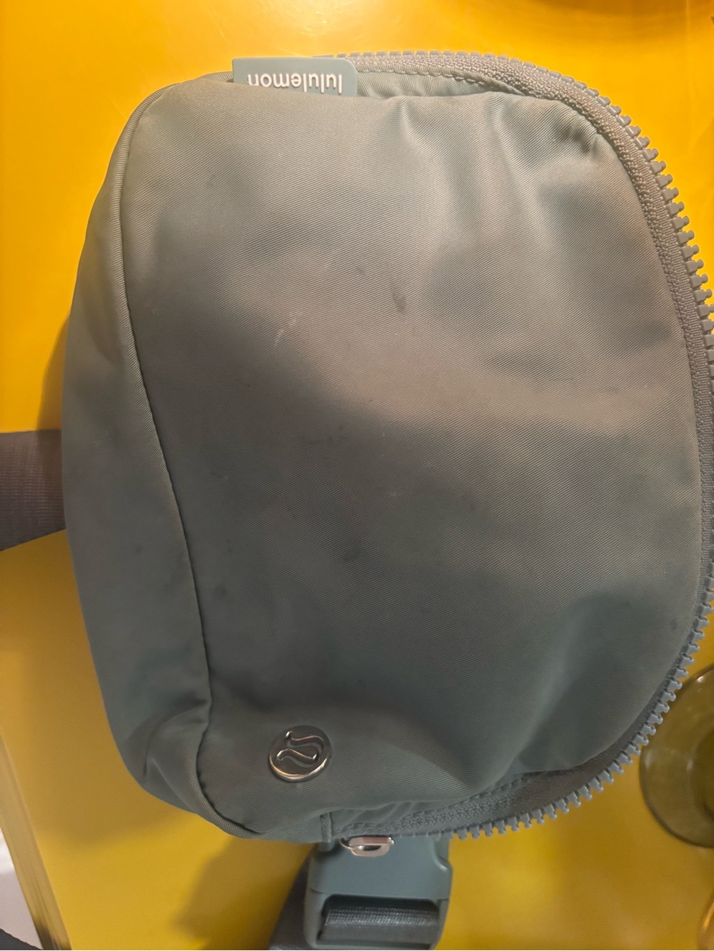 lululemon blue green Sling Belt Bag